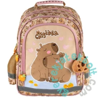 Capybara iskolatáska szett ovális tolltartóval - Love (PL15BKB10-2-szett)