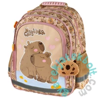 Capybara iskolatáska szett ovális tolltartóval - Love (PL15BKB10-2-szett)