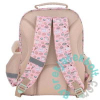 Cleo és Frank cicás iskolatáska, hátizsák - rózsaszín (PL15BCF45)