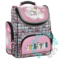 Cleo és Frank cicás ergonomikus iskolatáska - Friends