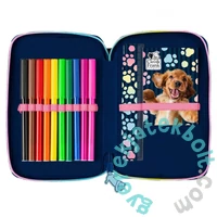 Cleo és Frank kutyás felszerelt emeletes tolltartó - Best Friends (PWDCF44)