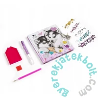 Cleo és Frank kutyás - Kreatív kulcsos napló gyémántokkal 13 x 13 cm (DPKD3KCF38)