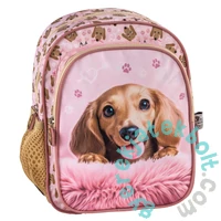Cleo és Frank kutyás ovis hátizsák - Pink Paws (PL11CF46)