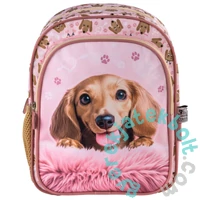 Cleo és Frank kutyás ovis hátizsák - Pink Paws (PL11CF46)