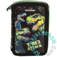 Dínós felszerelt 3 emeletes tolltartó - T-Rex Attack (PWTDN20)