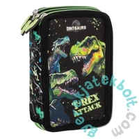 Dínós felszerelt 3 emeletes tolltartó - T-Rex Attack (PWTDN20)