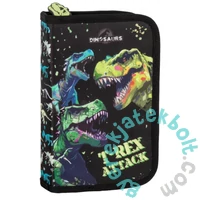 Dínós felszerelt kihajtható tolltartó - T-Rex Attack (PWJDN20)