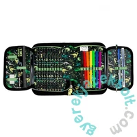 Dínós felszerelt kihajtható tolltartó - T-Rex Attack (PWJDN20)