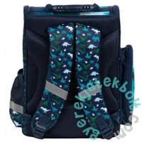 Dinoszauruszok ergonomikus iskolatáska - kék (TEMBDN19)