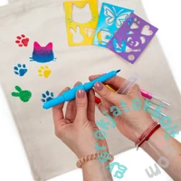 Kidea 5 színű textil spray filctoll (MTSSZ5KA)