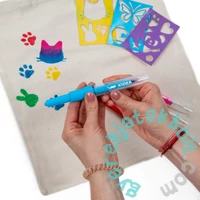 Kidea 5 színű textil spray filctoll (MTSSZ5KA)