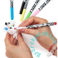 Kidea 6 db-os DIY akril filctoll kulcstartóval (MABBKA)