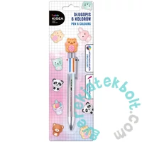 Kidea állatfigurás 6 színű toll - többféle (DFA6KA)