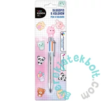 Kidea állatfigurás 6 színű toll - többféle (DFA6KA)