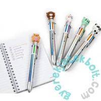 Kidea állatfigurás 6 színű toll - többféle (DFA6KA)