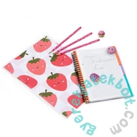 Kidea grafit ceruza - 3 db-os - illatos radírral - Strawberry (ZAGOTKA)