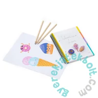 Kidea grafit ceruza - 3 db-os - illatos radírral - Vanilla (ZAGOWKA)