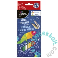 Derform - Kidea háromszög színes ceruza - 12 db-os (KT12KA)