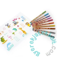 Kidea Jumbo EKO VASTAG háromszög színesceruza - 10 db-os (KTJS10KKA)