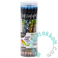 Kidea Jumbo vastag háromszög HB grafit ceruza radírral