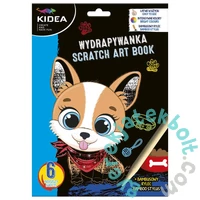 Kidea képkarcoló szett - Kutyás