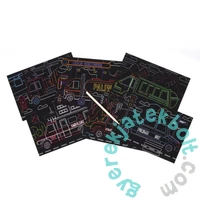 Kidea képkarcoló szett - Mentőjárművek