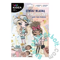 Kidea Kreatív Stylist matrica készlet  - Hercegnők (SWKKA)