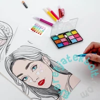 Kidea Make-up Boards színező készlet (KPLDMKA)