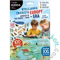 Kidea Matricás fejlesztő játék - Hol élnek Európa állatai? (GZZEKA)