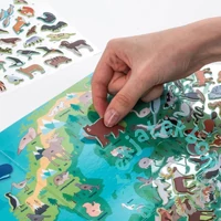 Kidea Matricás fejlesztő játék - Hol élnek Európa állatai? (GZZEKA)