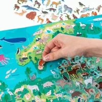 Kidea Matricás fejlesztő játék - Hol élnek Európa állatai? (GZZEKA)