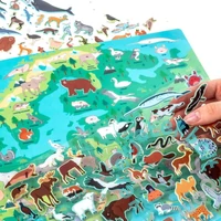 Kidea Matricás fejlesztő játék - Hol élnek Európa állatai? (GZZEKA)