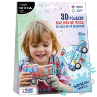 Kidea Megic vízfestmények - 3D autók (MPMKA)