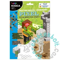Kidea mozaikkép készítő készlet - Pixel - állatok (MOKPKA)