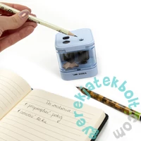 Kidea műanyag tartályos dupla hegyező - kék (TEL2ANKA)