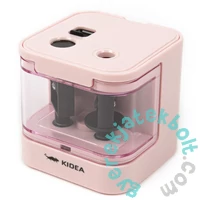 Kidea műanyag tartályos dupla hegyező - rózsaszín