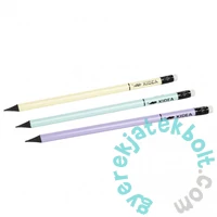 Kidea Prémium HB grafit ceruza radírral - Pasztell