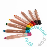 Kidea Super Jumbo színes ceruza hegyezővel - 8 db-os (KSJ8KTKA)