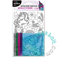 Kidea színes fóliás matrica készlet - Unikornisos (MNZKUKA)