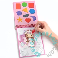 Kidea újra felhasználható vízfestő könyv - Fairy (MWKWKKA)