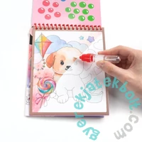 Kidea újra felhasználható vízfestő könyv - Kutyás (MWKWLKA)