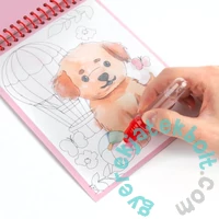 Kidea újra felhasználható vízfestő könyv - Kutyás (MWKWLKA)