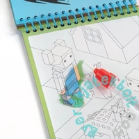 Kidea újra felhasználható vízfestő könyv - Pixels (MWKWNKA)