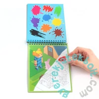 Kidea újra felhasználható vízfestő könyv - Pixels (MWKWNKA)