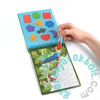 Kidea újra felhasználható vízfestő könyv - Safari (MWKWMKA)