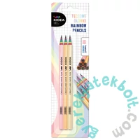 Kidea HB grafitceruza - szivárványos (TEO3KA)