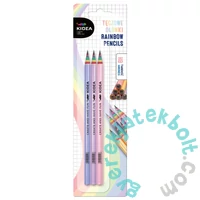 Kidea HB grafitceruza - szivárványos (TEO3KA)