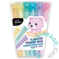 Kidea pasztell szövegkiemelő - 6 db-os - Macik (FKM6KKA)