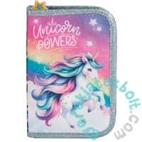 Unikornisos felszerelt tolltartó - Unicorn powers (PWJJR16)