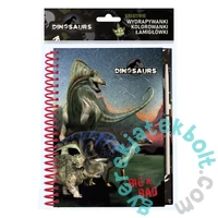 Dinoszauruszok Kreatív képkarcoló és színező készlet - Bing and Bad